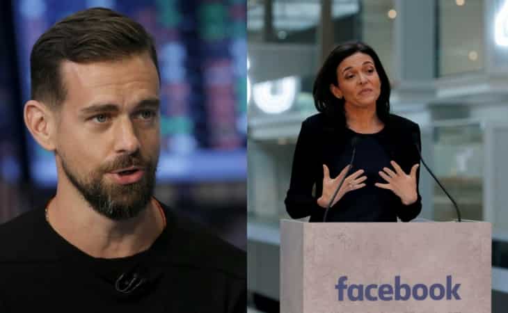 Facebook's Sandberg, Twitter's Dorsey to leave Disney board Facebook's Sandberg, Twitter's Dorsey to leave Disney board