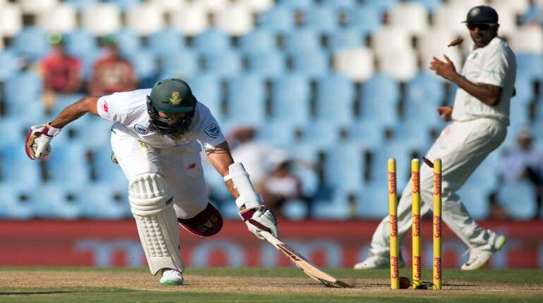 India ruin South Africa's progress with run outs as Amla falls