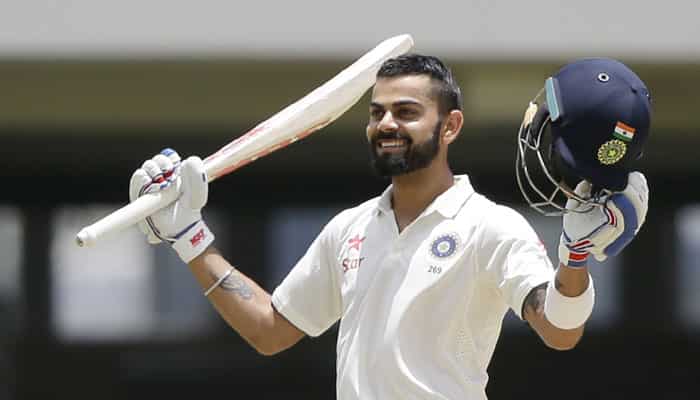 Virat Kohli's quick 50 takes India to 100, are 114/3 after 40 overs Virat Kohli's quick 50 takes India to 100, are 114/3 after 40 overs