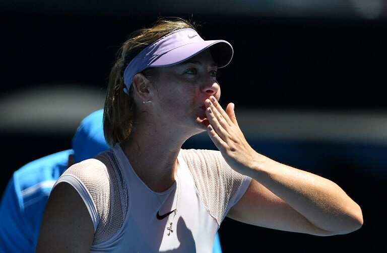 Australian Open: Sharapova enters second round after beating Tatjana Maria