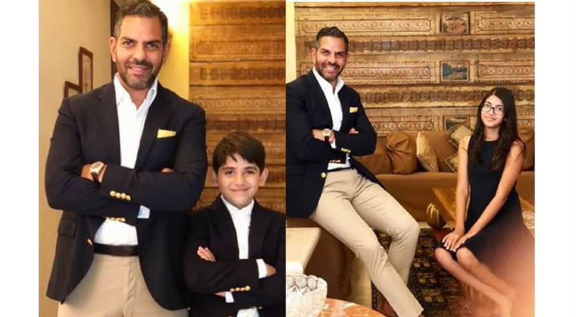 In Photos: Karisma Kapoor's children twinning with father Sunjay Kapur