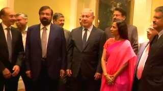 Netanyahu meets business leaders over power breakfast