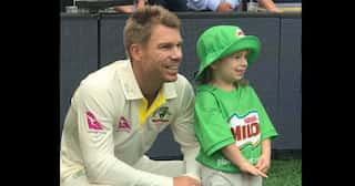 Watch: David Warner's daughter cheering for England