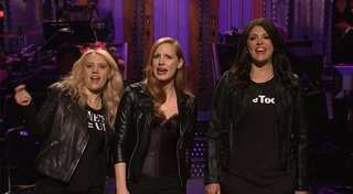 Saturday Night Live: Jessica Chastain brings up 'Time's Up', 'MeToo', Women's March
