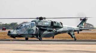 India's Light Combat Helicopter under trial at Pokhran