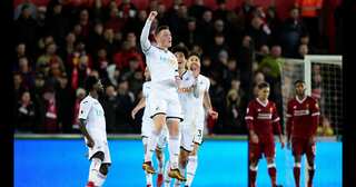 EPL: Liverpool suffers surprise defeat against Swansea
