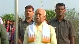 RSS chief gets around Kerala government's order, hoists tricolour at Sangh-run school