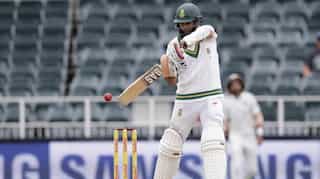 Elgar-Amla overcome pitch troubles to take South Africa to 69/1 at lunch