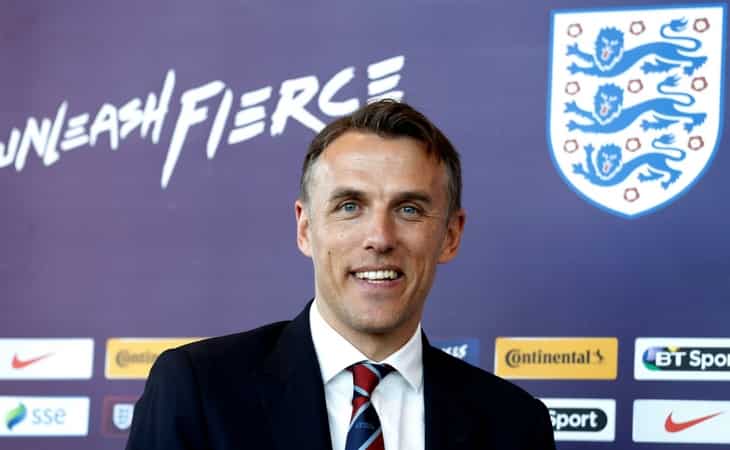Soccer: Phil Neville denies being sexist, says he is right for job as women's coach