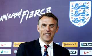 Soccer: Phil Neville denies being sexist, says he is right for job as women's coach