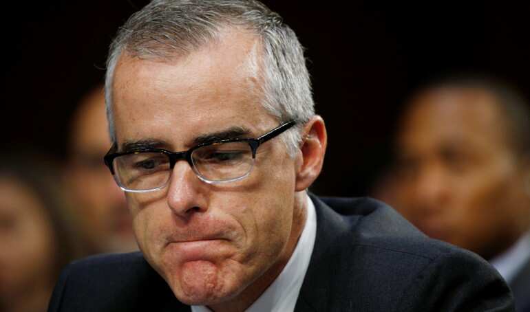 Andrew McCabe, FBI deputy director, blasted by Donald Trump, steps down