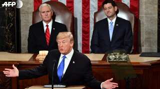 President Donald Trump urges US parties set aside differences