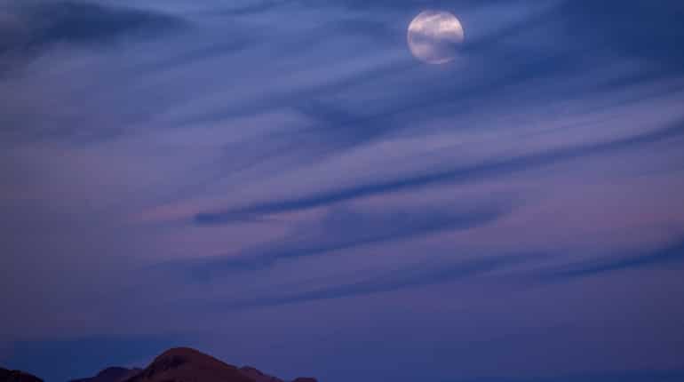 Just before becoming the Super Blue Blood Moon