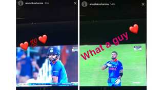 In Photos: Anushka Sharma can't get over husband Virat Kohli's 33rd ODI century