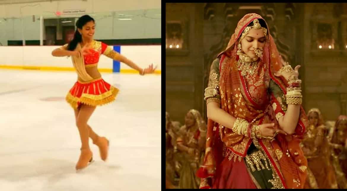 Watch: Figure skating champion performs 'Ghoomar on ice' and it's jaw-dropping Watch: Figure skating champion performs 'Ghoomar on ice' and it's jaw-dropping