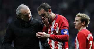 Watch: How Atletico defender Godin lost his tooth