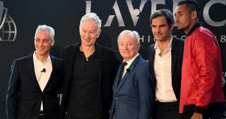 Roger Federer, Nick Kyrgios launch 2018 Laver Cup in Chicago