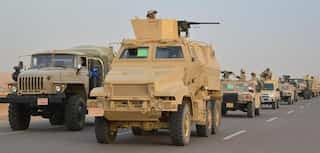 Egyptian forces hit militants in Sinai