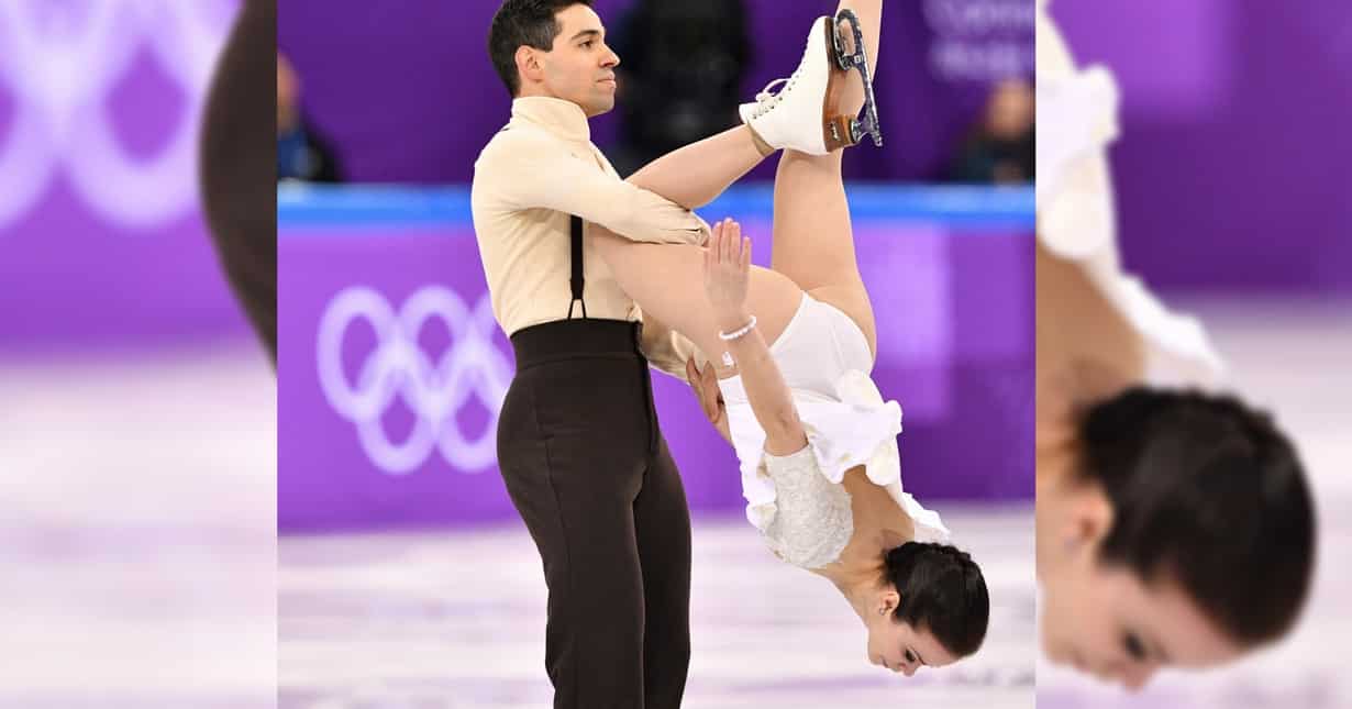 Italy's Luca Lanotte and Italy's Anna Cappellini