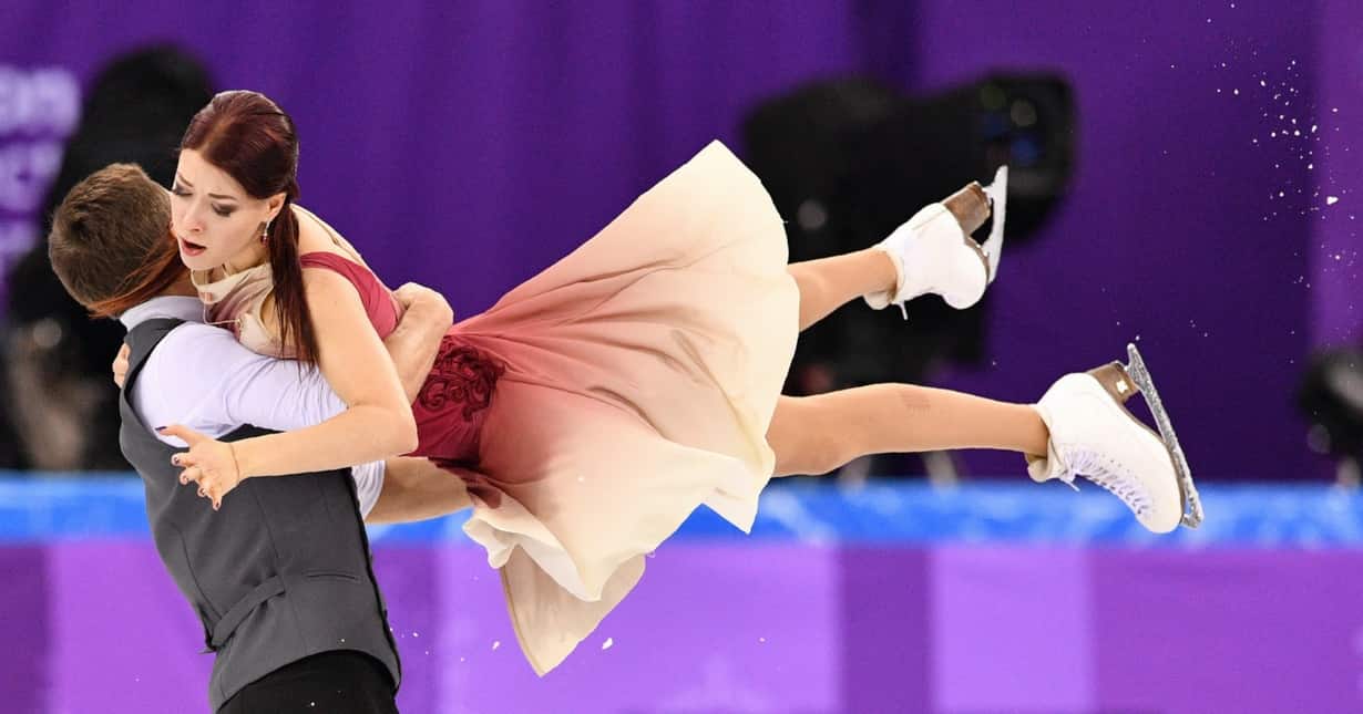 Russia's Ekaterina Bobrova and Russia's Dmitri Soloviev