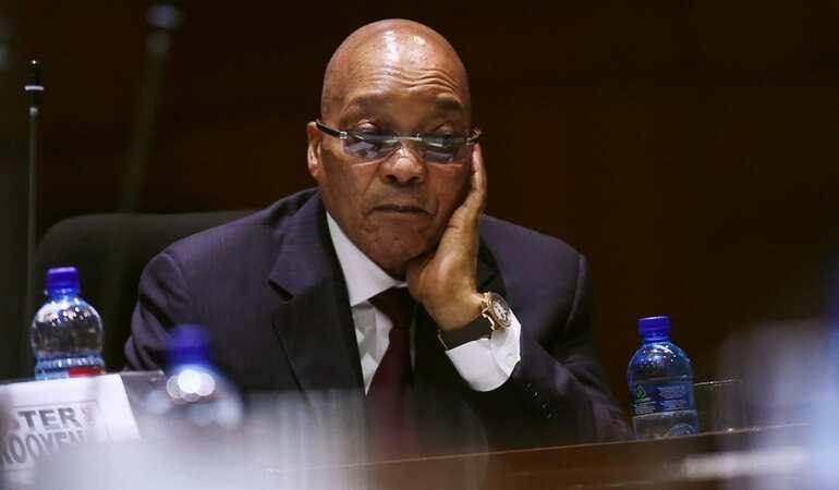South Africa’s Jacob Zuma, back at inquiry, says his life is in danger