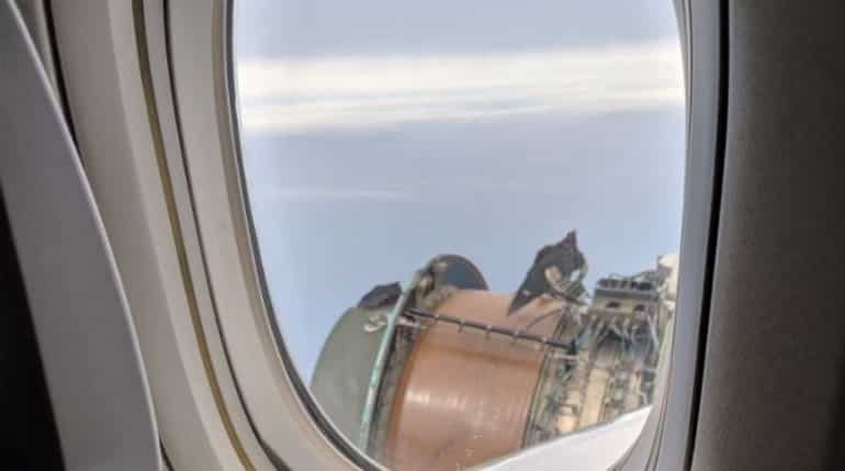Watch: Engine cover blows off mid-air on US flight