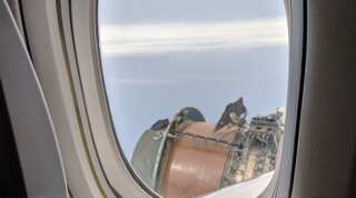 Watch: Engine cover blows off mid-air on US flight