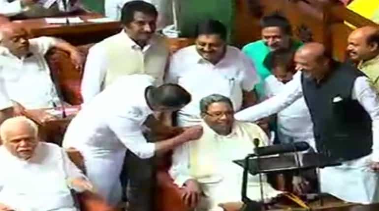 Happy with Cauvery verdict, says Karnataka CM Siddaramaiah Happy with Cauvery verdict, says Karnataka CM Siddaramaiah
