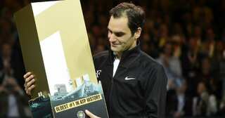 Roger Federer becomes oldest world No 1 in tennis history