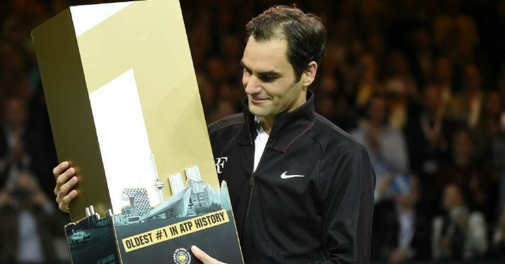 Roger Federer becomes oldest world No 1 in tennis history
