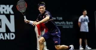 Tennis: Nishikori into last four at New York Open