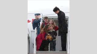 Canada Prime Minister Justin Trudeau arrives in India with family