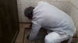 Madhya Pradesh: BJP lawmaker unclogs, cleans school toilet with bare hands