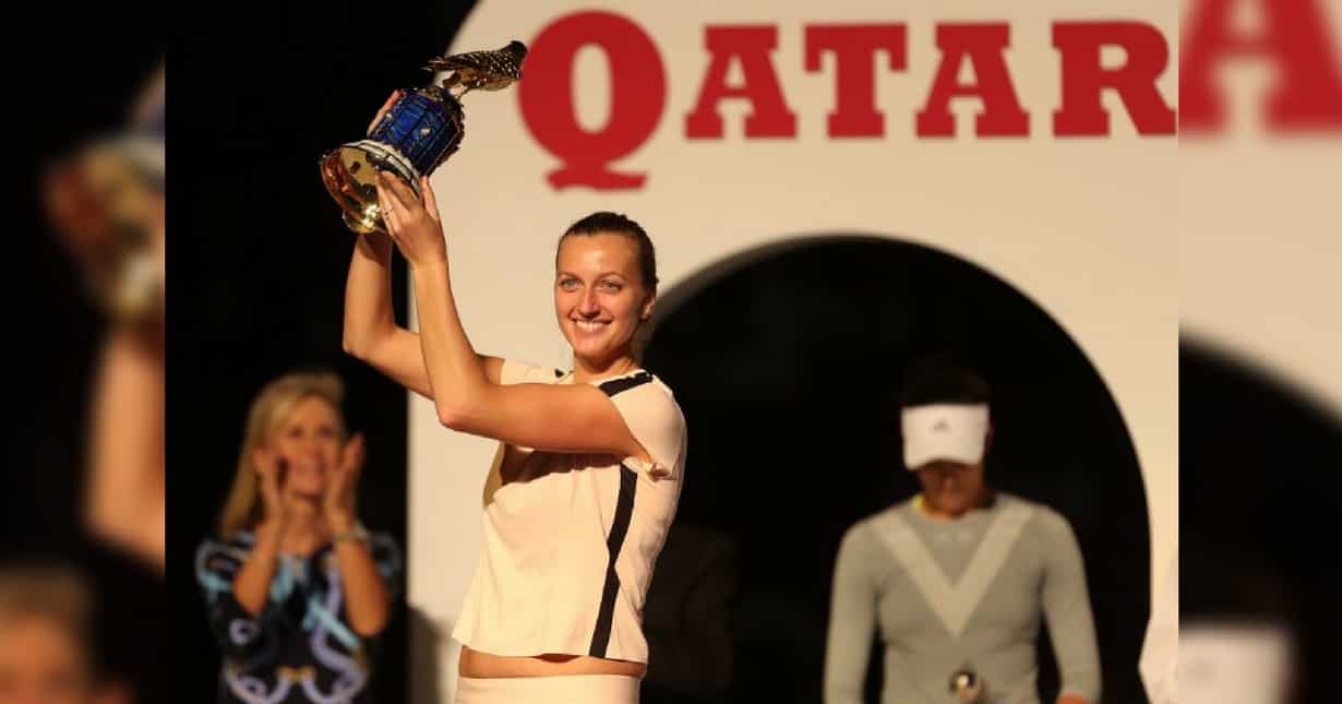 Kvitova takes Qatar title to clinch top 10 return Kvitova takes Qatar title to clinch top 10 return