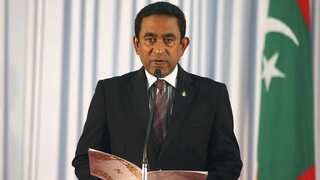 Maldives court gives former president Yameen 5-year prison term for money laundering