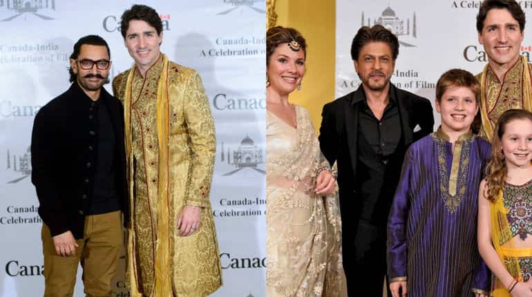 In pictures: When Justin Trudeau met Aamir and Shah Rukh Khan In pictures: When Justin Trudeau met Aamir and Shah Rukh Khan