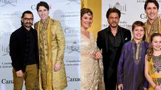 In pictures: When Justin Trudeau met Aamir and Shah Rukh Khan