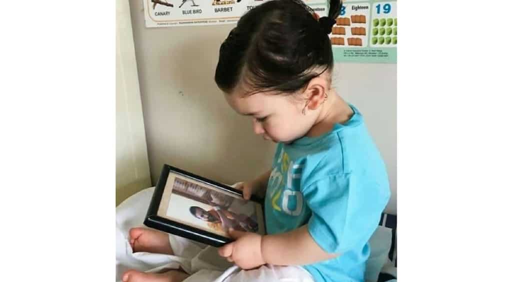 Nothing gets cuter than Taimur Ali Khan and his ponytail!