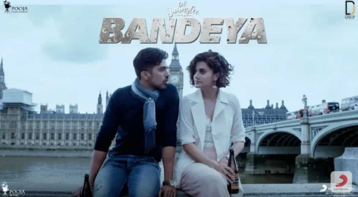 Watch: Taapsee Pannu and Saqib Saleem's new song Bandeya from 'Dil Juunglee'