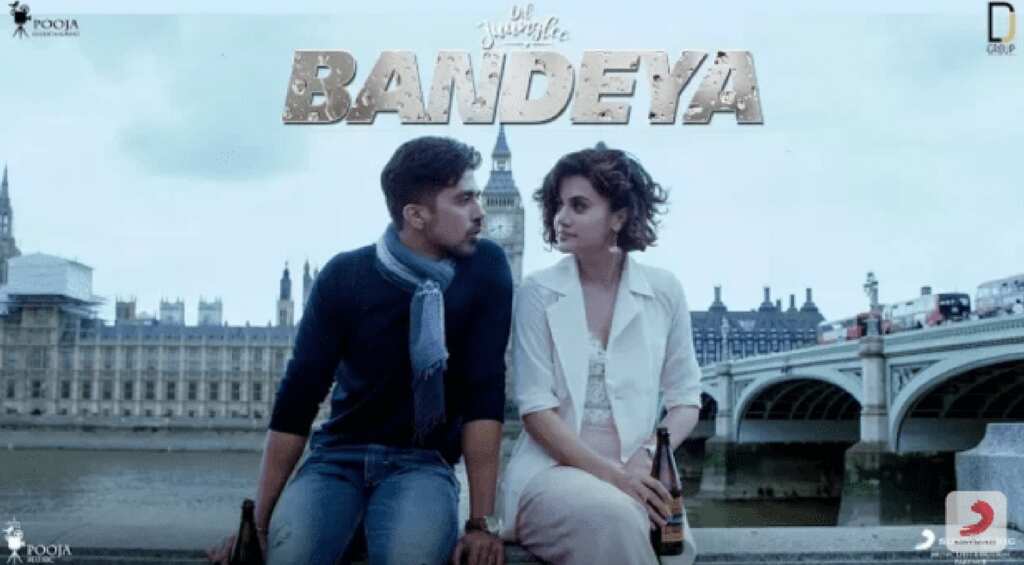 Watch: Taapsee Pannu and Saqib Saleem's new song Bandeya from 'Dil Juunglee'