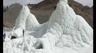 Ice stupa of Ladakh solving water crisis