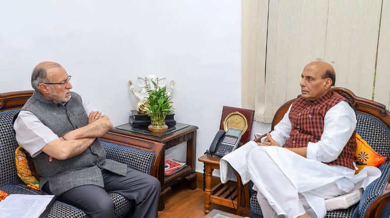 Delhi chief secretary assault: Lt Governor briefs Rajnath Singh Delhi chief secretary assault: Lt Governor briefs Rajnath Singh