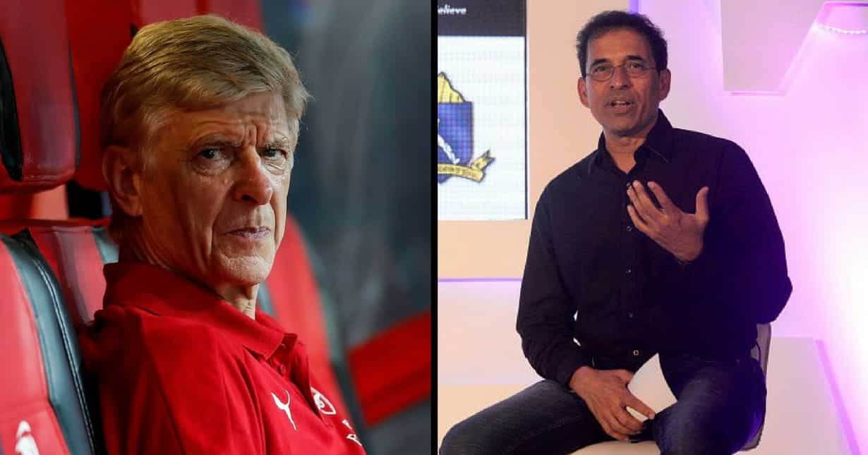 Cricket analyst Harsha Bhogle trolls Arsenal's manager Wenger Cricket analyst Harsha Bhogle trolls Arsenal's manager Wenger