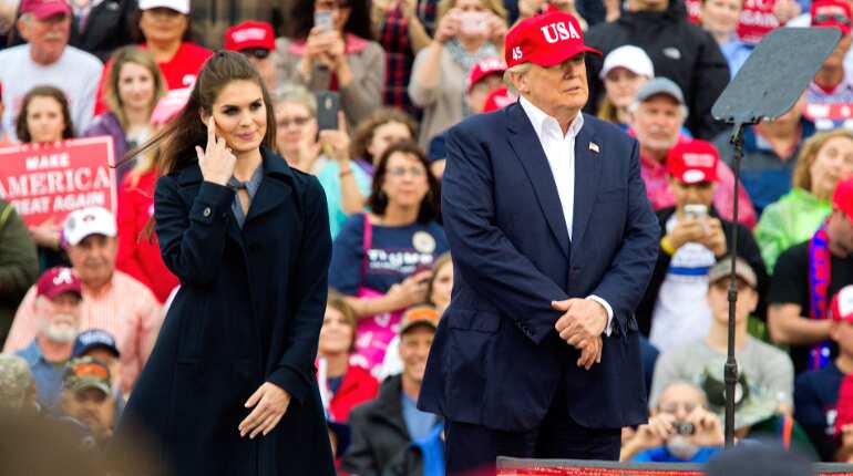 Close Donald Trump aide and White House communications chief Hope Hicks resigns Close Donald Trump aide and White House communications chief Hope Hicks resigns