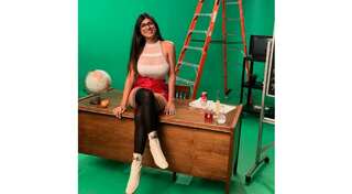 Pornstar Mia Khalifa told Lance Armstrong she 'quit porn' after 'threat from ISIS'