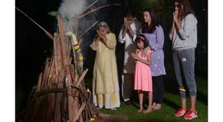 In pics: Remembering Sridevi, Amitabh Bachchan and family celebrate sober Holi
