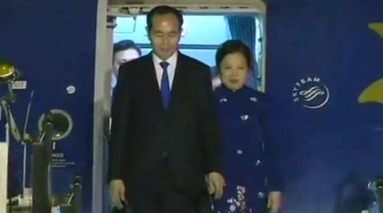 Vietnamese President Tran Dai Quang arrives in Delhi  