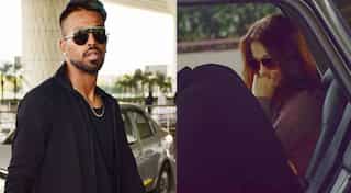 In photos: Elli AvrRam drops rumoured beau Hardik Pandya at airport