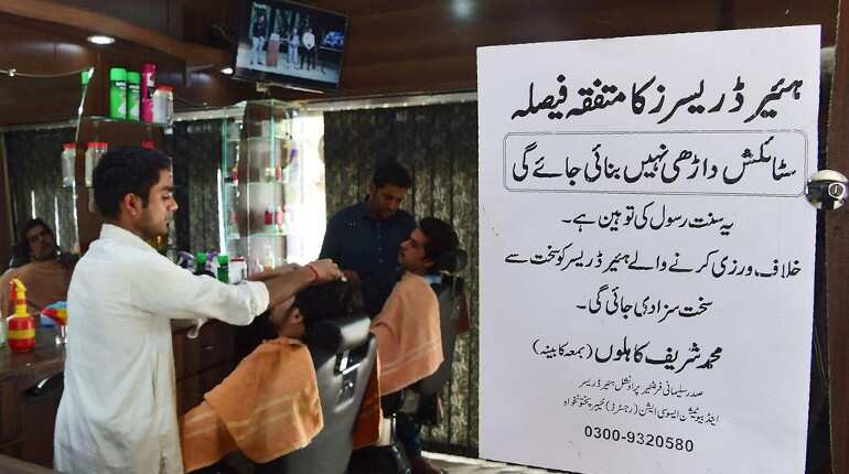 Barbers ban 'fashionable' beards in Pakistan's Khyber Pakhtunkhwa province