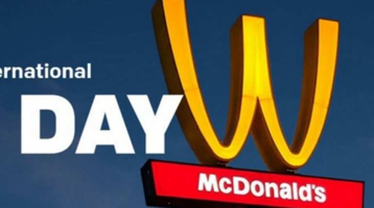 On International Women's Day, McDonald's flips its golden arches On International Women's Day, McDonald's flips its golden arches